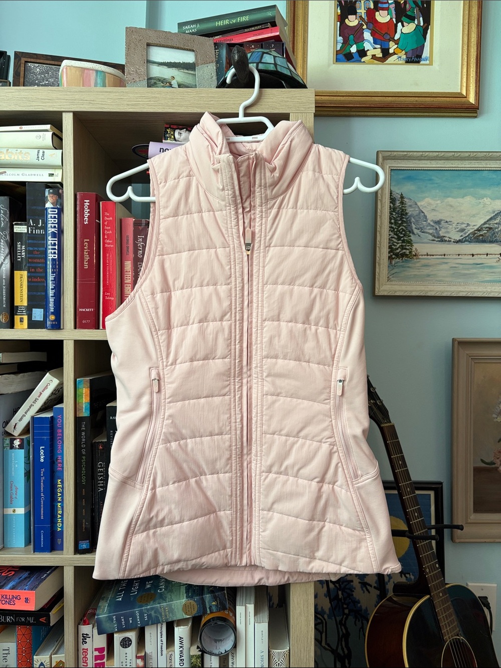 lululemon athletica Pale Pink Quilted Puffer Vest